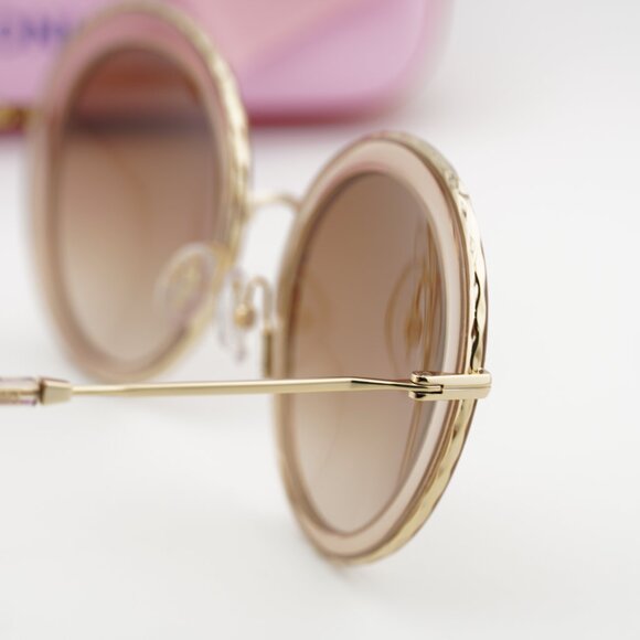 Missoni MIS 0033/S 05BD HA Round Sunglasses - Gold/Sand/Brown